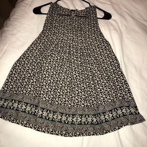 sheer tribal print tanks